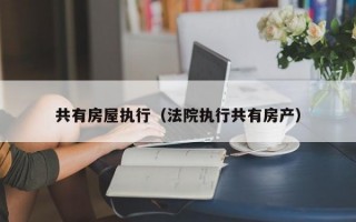 共有房屋执行（法院执行共有房产）